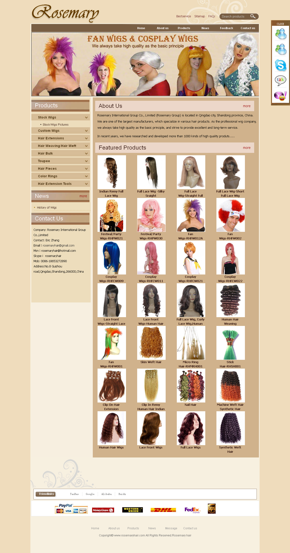 Rosemaryhair wigs&hair products